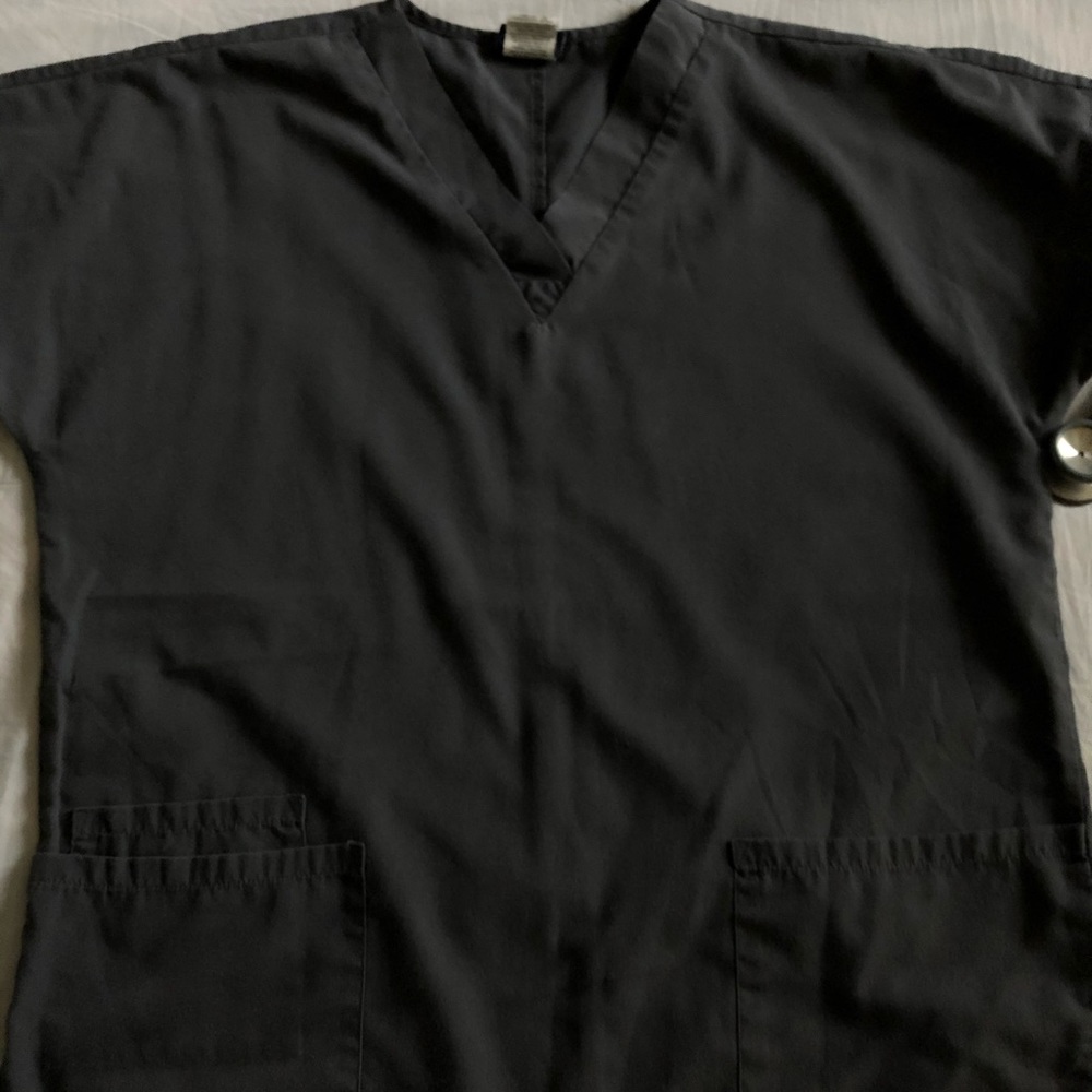 Cherokee Workwear Scrubs| Top+Bottom Gray S Unisex